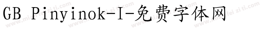 GB Pinyinok-I字体转换